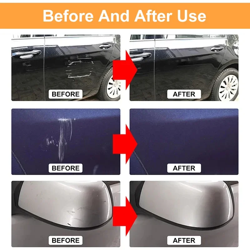 Car Scratch Remover Polishing Paste With Sponge Car Body Paint Care Remove Scratch Repair Broken Paint Smooth