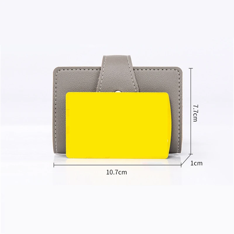 1PC 女性男性革 26 スロット ID クレジットカードホルダー RFID ブロッキング財布ケースポケットバッグ