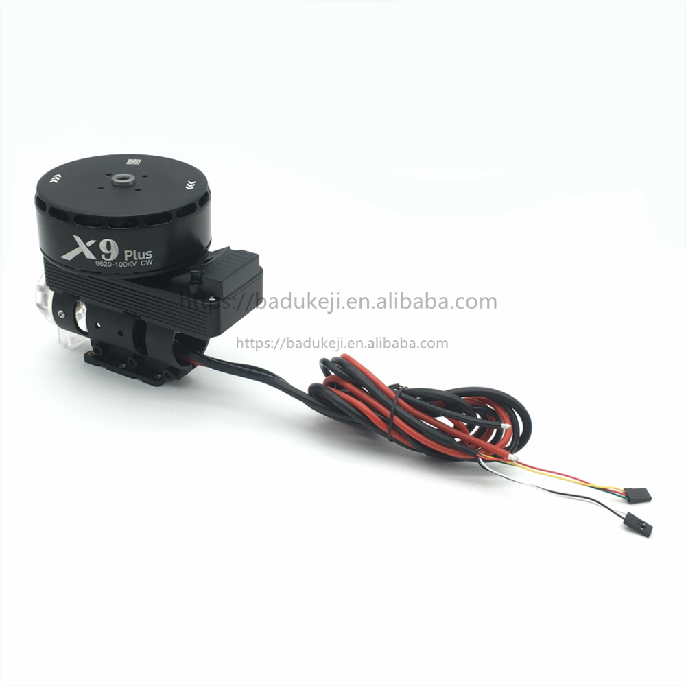 Sistema de energia do motor Hobbywing X9 Plus (6-14S LiPo) com hélice 36190 de 36 polegadas para drones de pulverização de proteção de plantas agrícolas
