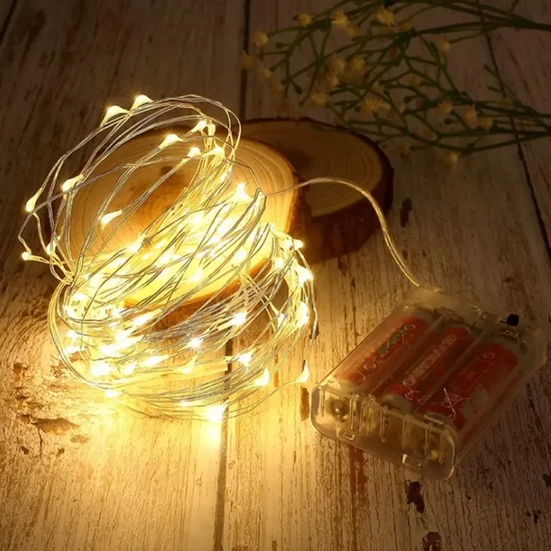 10 メートルのストリングライトガーランドストリートフェアリーライトクリスマス LED 屋外装飾庭庭木ホームウェディングパーティーの装飾