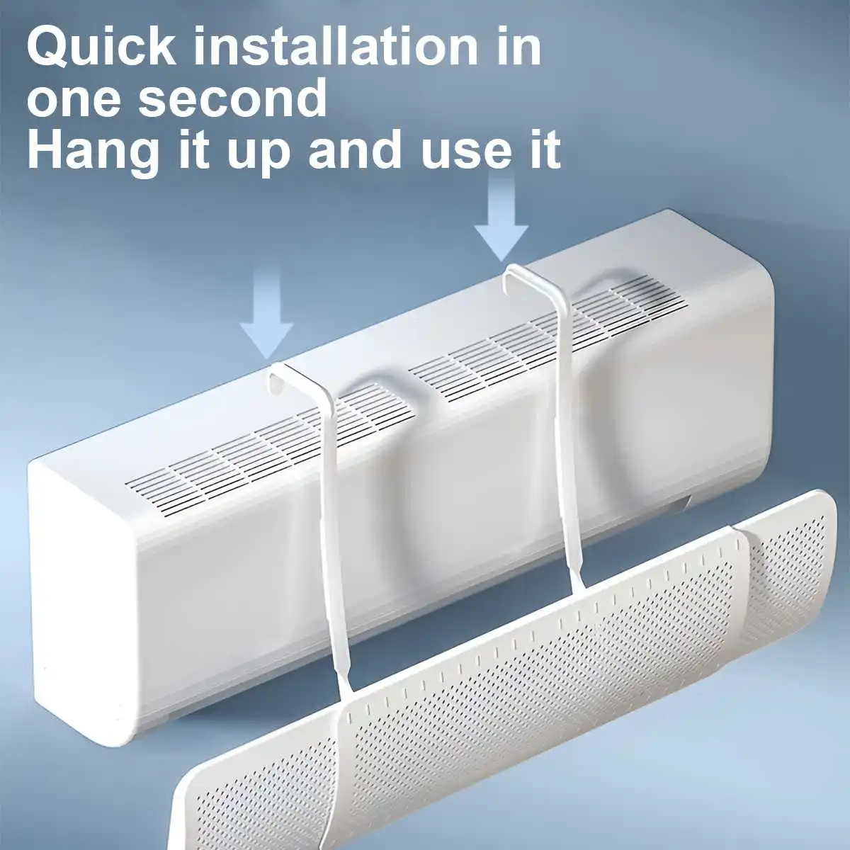 Anti-Direct Blowing เครื่องปรับอากาศ Deflector ลมติดผนัง Outlet Baffle แขวนเครื่องปรับอากาศฝาครอบคู่มือ