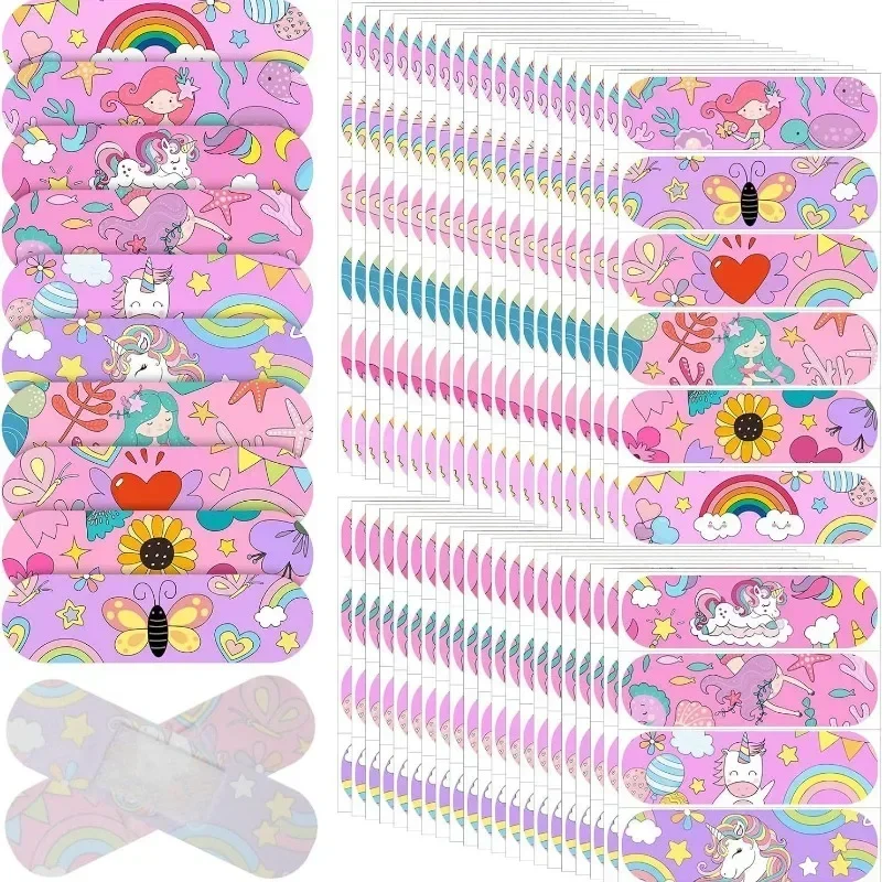50 teile/satz Cartoon Kawaii Pflaster für Kinder Mädchen Haut Wunde Dressing Band Patch Streifen Klebe Bandagen Pflaster Woundplast