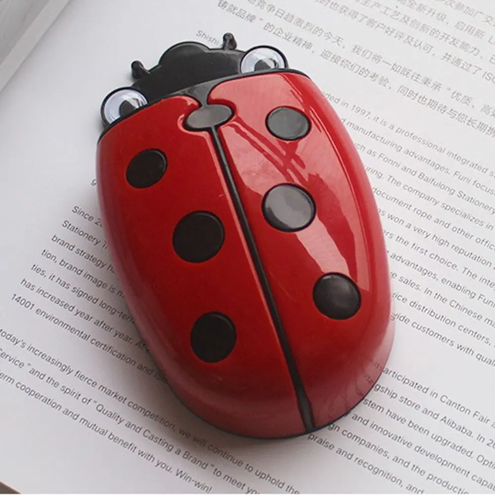 Ladybug Shape Whiteboard Pen Organizer Storage Box Save Space Whiteboard Marker Holder Plastic Eraser Design Magnetic Erase