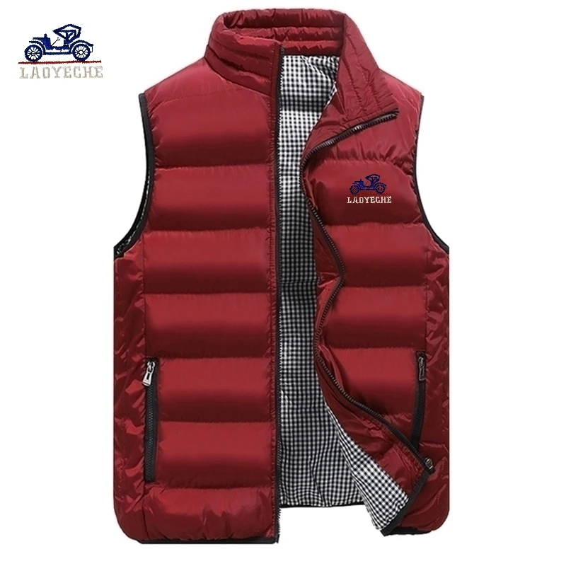 Chaleco de algodón CAMEL bordado de alta gama, moda masculina de otoño e invierno, abrigo sin mangas informal y cómodo, superventas
