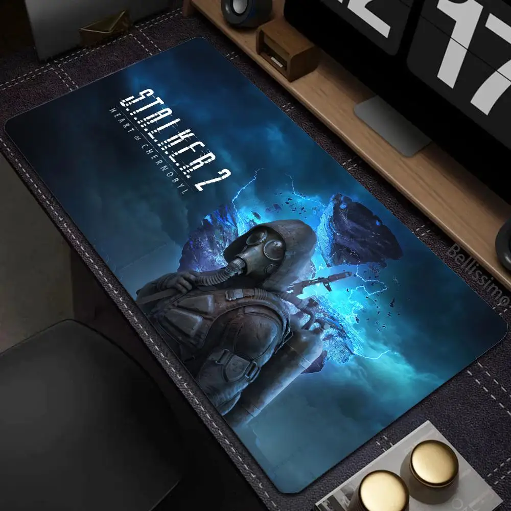 Stalker 2 Large Gaming Mouse Pad Computer Laptop Rupper Keyboard Pad Desk Mat PC Gamer Mouse Mat XXL Office Mouse pad