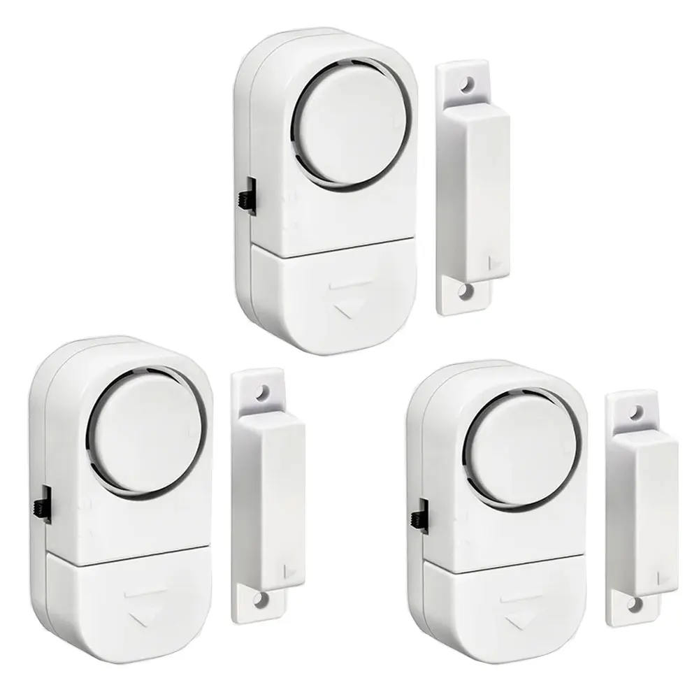 Door Window Sensor Independent Opening Magnetic Door Sensor 90db Wireless Security Alarm