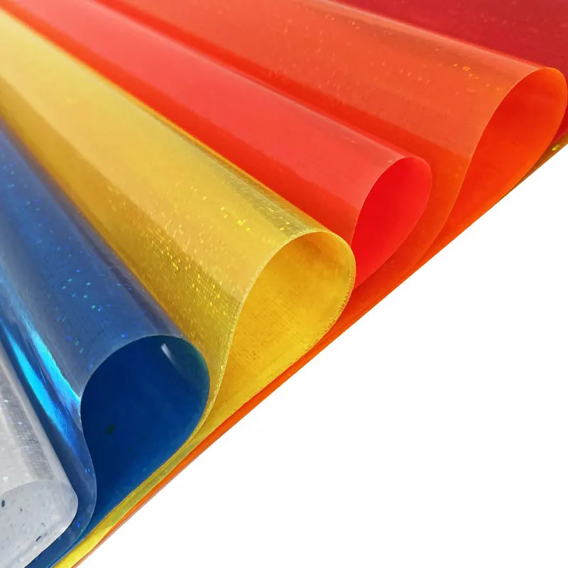 VOOFENG Sparkle Microprismatic Reflective PVC Sheet Reflective Material for Reflector Personal Safety  Accessories 47x49cm