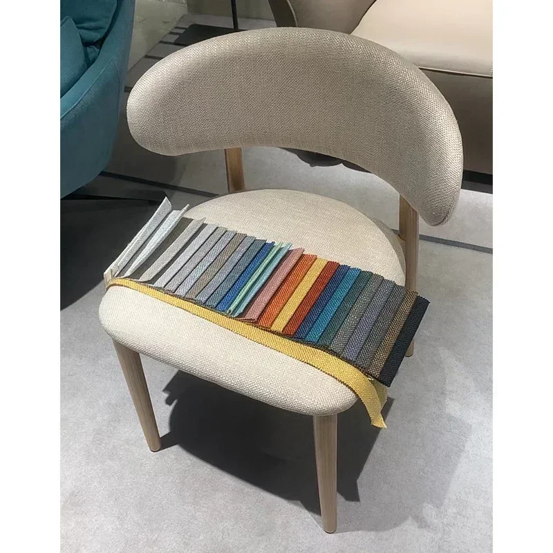 Italian Modern Dinner Chair Solid Wooden Cross Back Chair For Living Room Kitchen And Restaurant