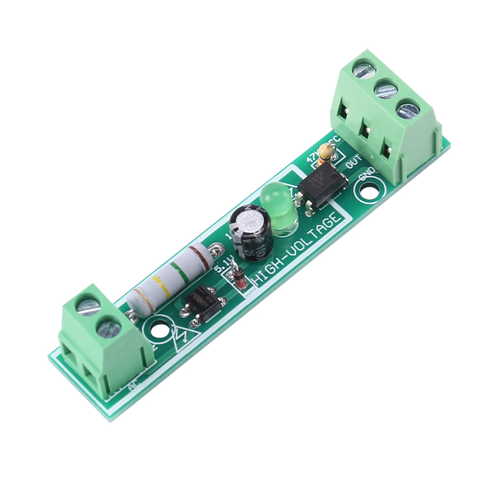 5 Stück Wechselstrom 220V Optokoppler Isolation modul Spannungs detektor platine ttl 3-5V scm Prüfung für Mikro controller adaptive plc