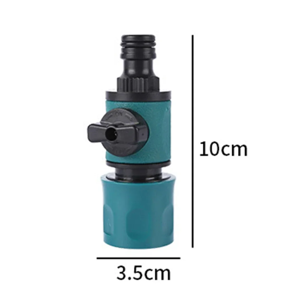 Garten Schlauch Rohr In-Line Wasserhahn Wasserhahn Absperrventil Fitting Bewässerung Bewässerung Schnell Anschluss Mit Ventil Garten Gadget