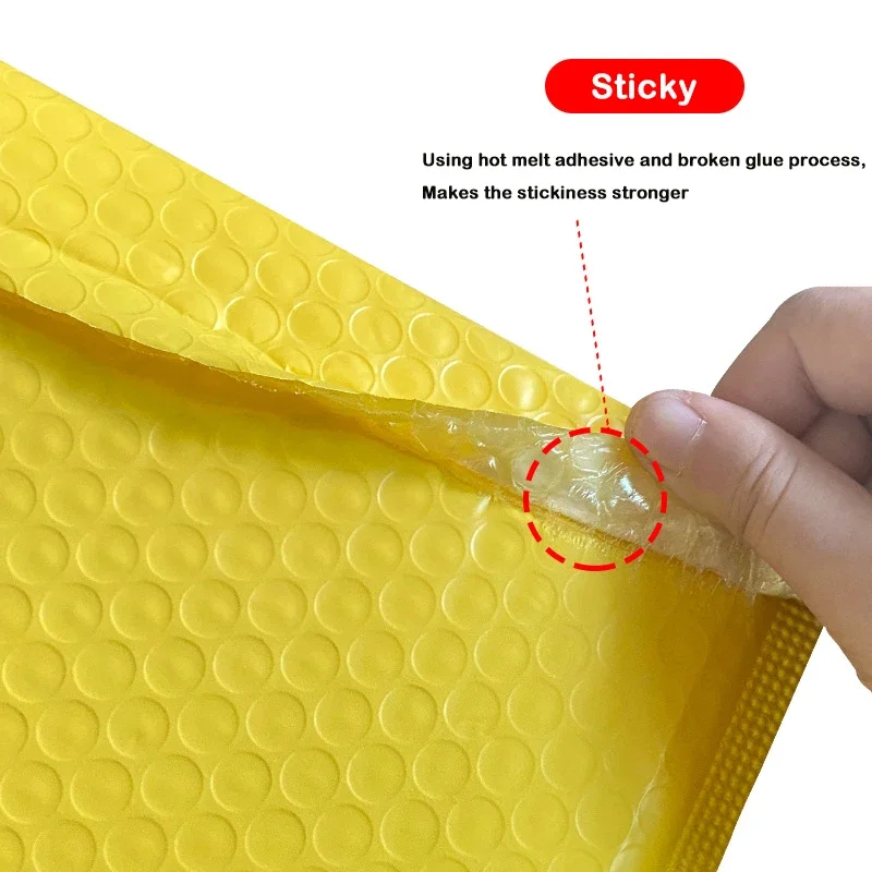 15x20 18x23 ซม.Bubble Mailer 50PCS Self-Sealบรรจุภัณฑ์ขนาดเล็กธุรกิจอุปกรณ์เบาะซองฟองซองMailingกระเป๋า