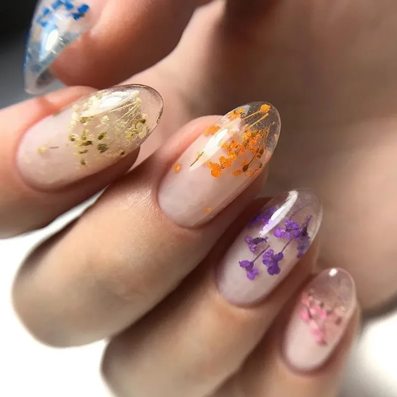 พบกับ 5ml สีชมพูดอกไม้เจลเล็บธรรมชาติดอกไม้ Fairy เล็บเจล Soak Off UV LED ภาพวาดเคลือบเงาสําหรับเล็บ