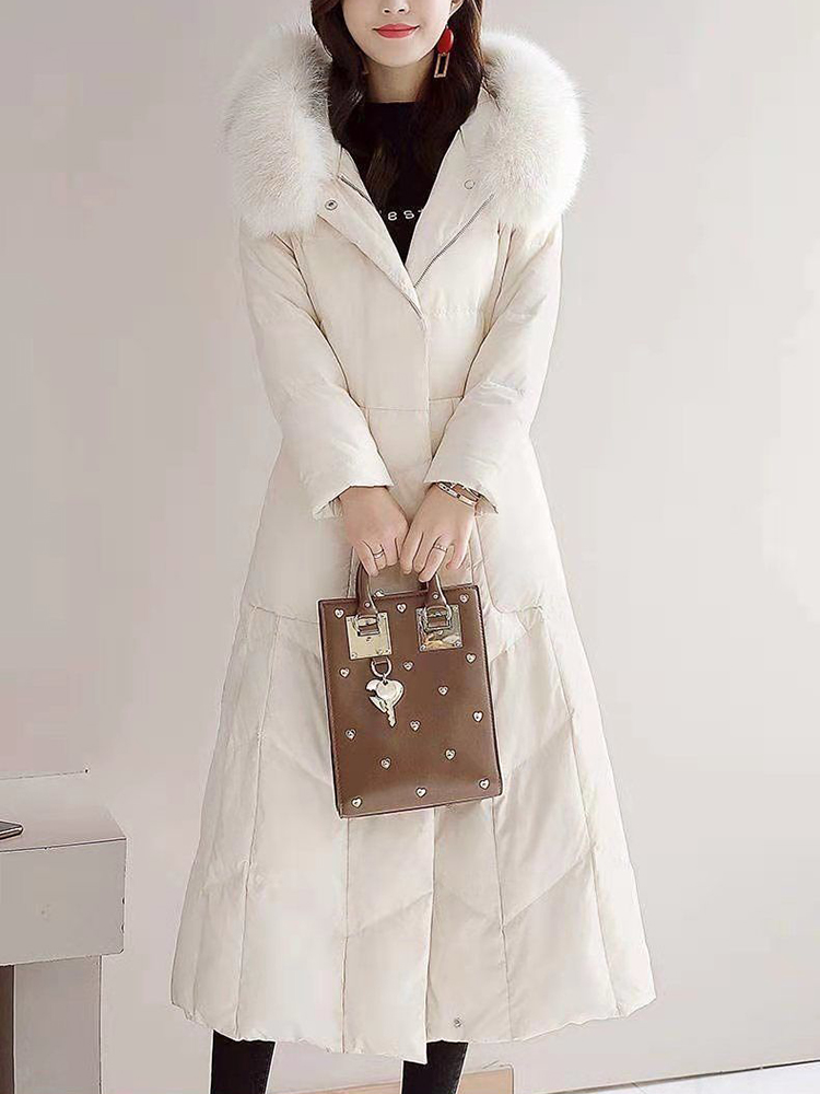 Lange Warme Kunstpelz Mit Kapuze Parkas Chaquetas Winter Chic Baumwolle Gepolsterte Winter Kalten Mantel Jaquetas Stepp Abrigos Chaquetas Neue