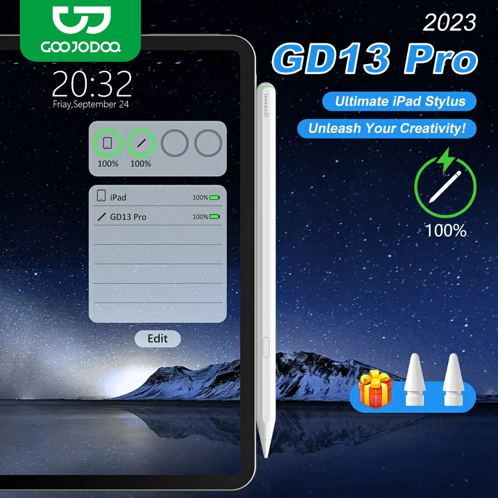 Para Apple Pencil 2 lápiz de carga inalámbrica para iPad con rechazo de palma para Apple iPad 10 9 8 Mini 6 iPad Air5 4 iPad Pro 11 12,9