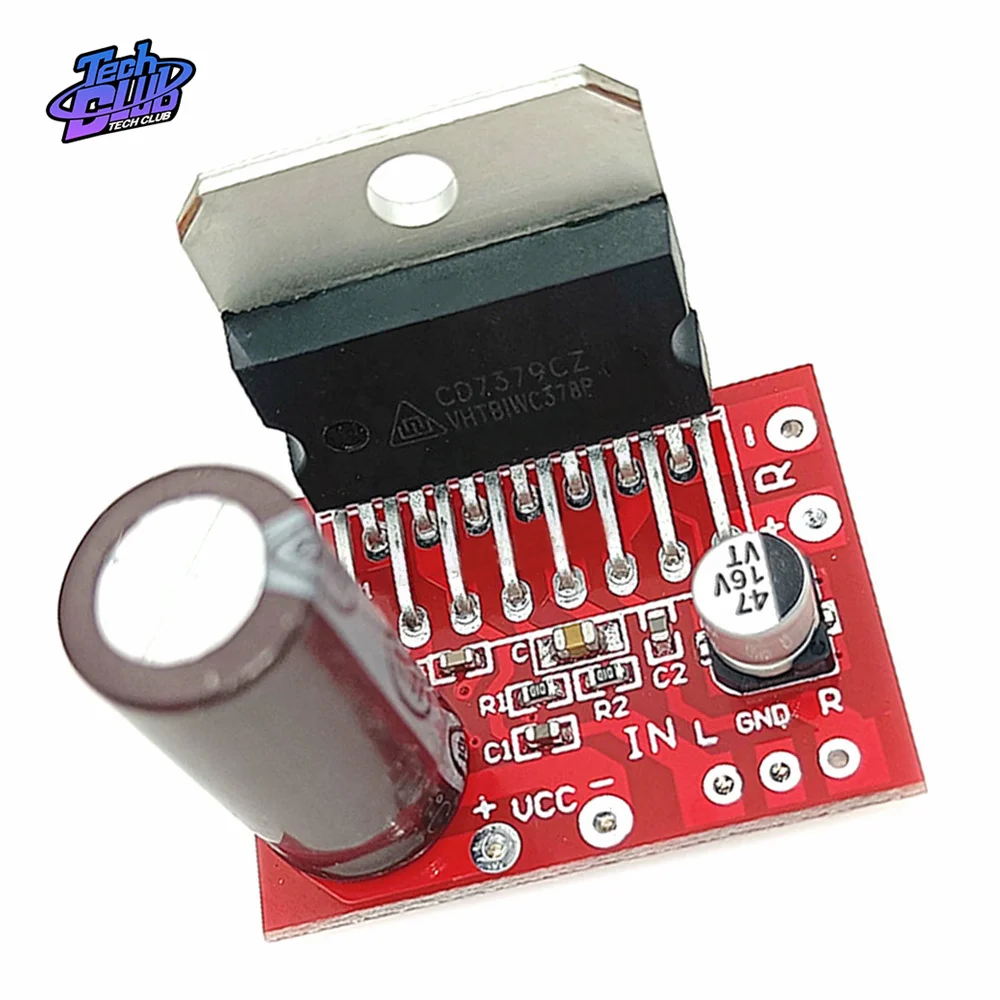 Amplifiers Audio Amplificador TDA7379 CD7379 Power Amplifier Board 38W X 2 DC Stereo Amp Dual Channel High Power Stereo Board