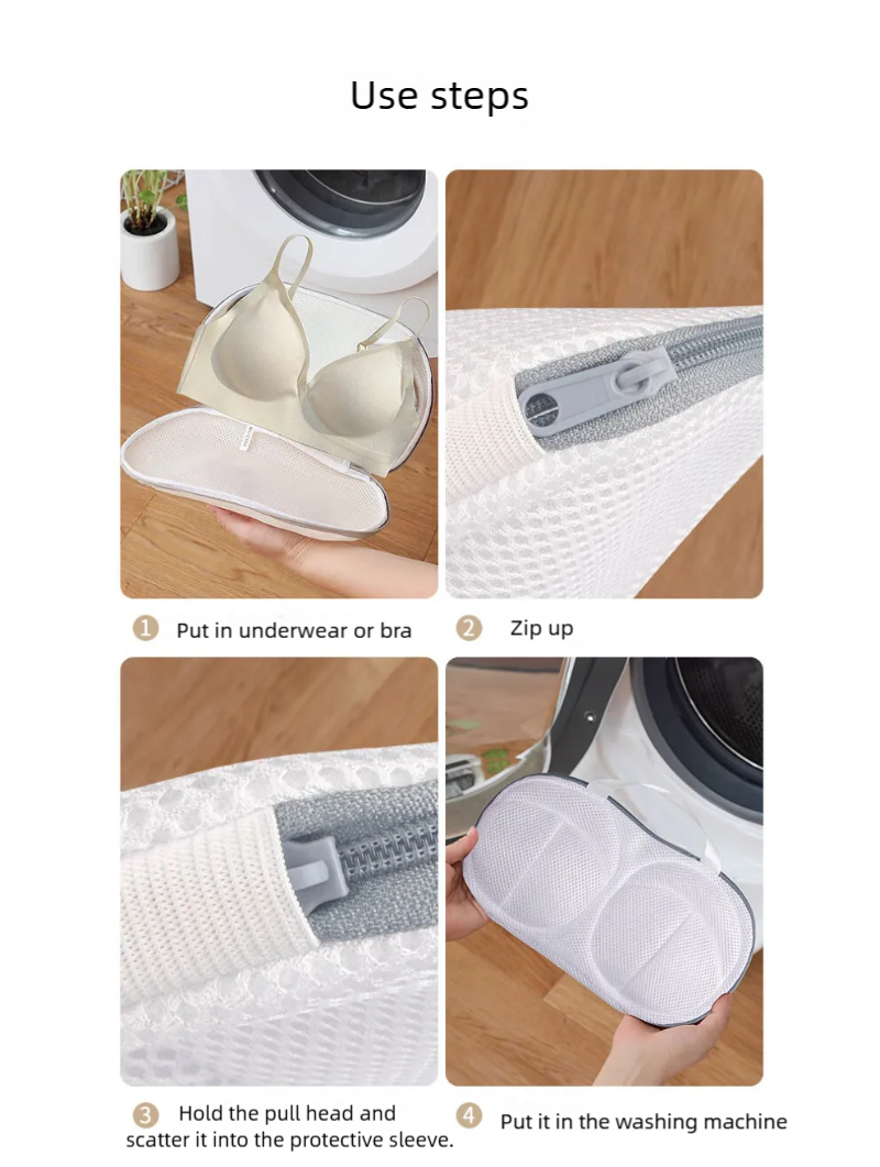 Anti-deformation Bra Mesh Bag Machine-wash Special Polyester Bra Mesh Bags Laundry Brassiere Bag Cleaning Underwear Sports Bra