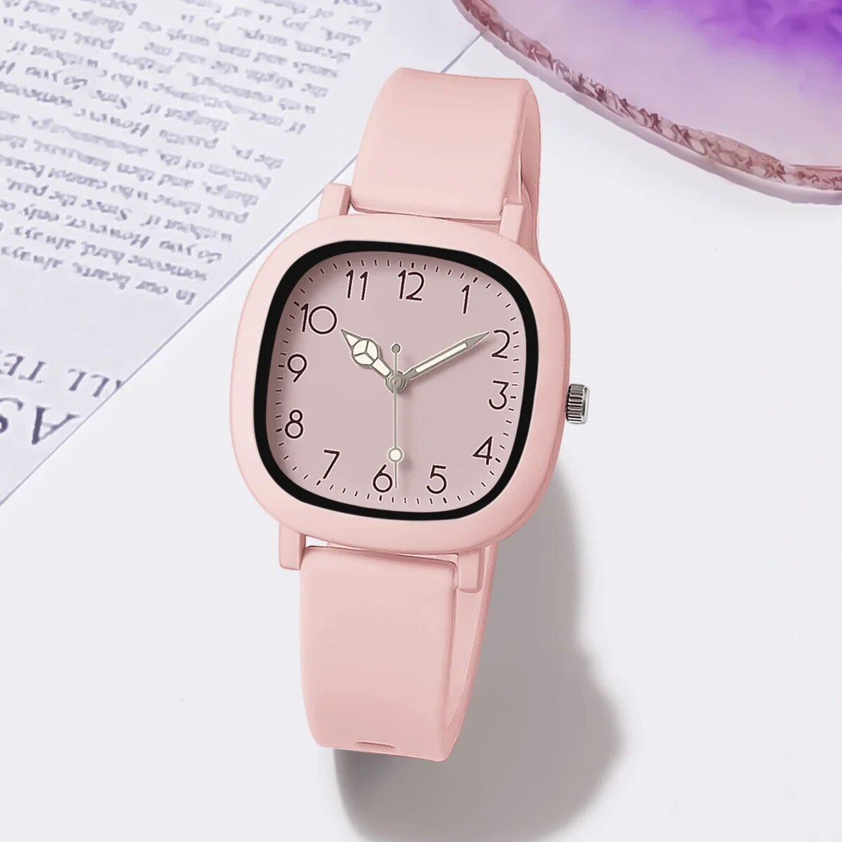 Orologio da polso al quarzo di nuova moda Orologi da donna di marca originali Semplicità Bracciale causale da donna Cinturino in silicone Orologio al quarzo regalo