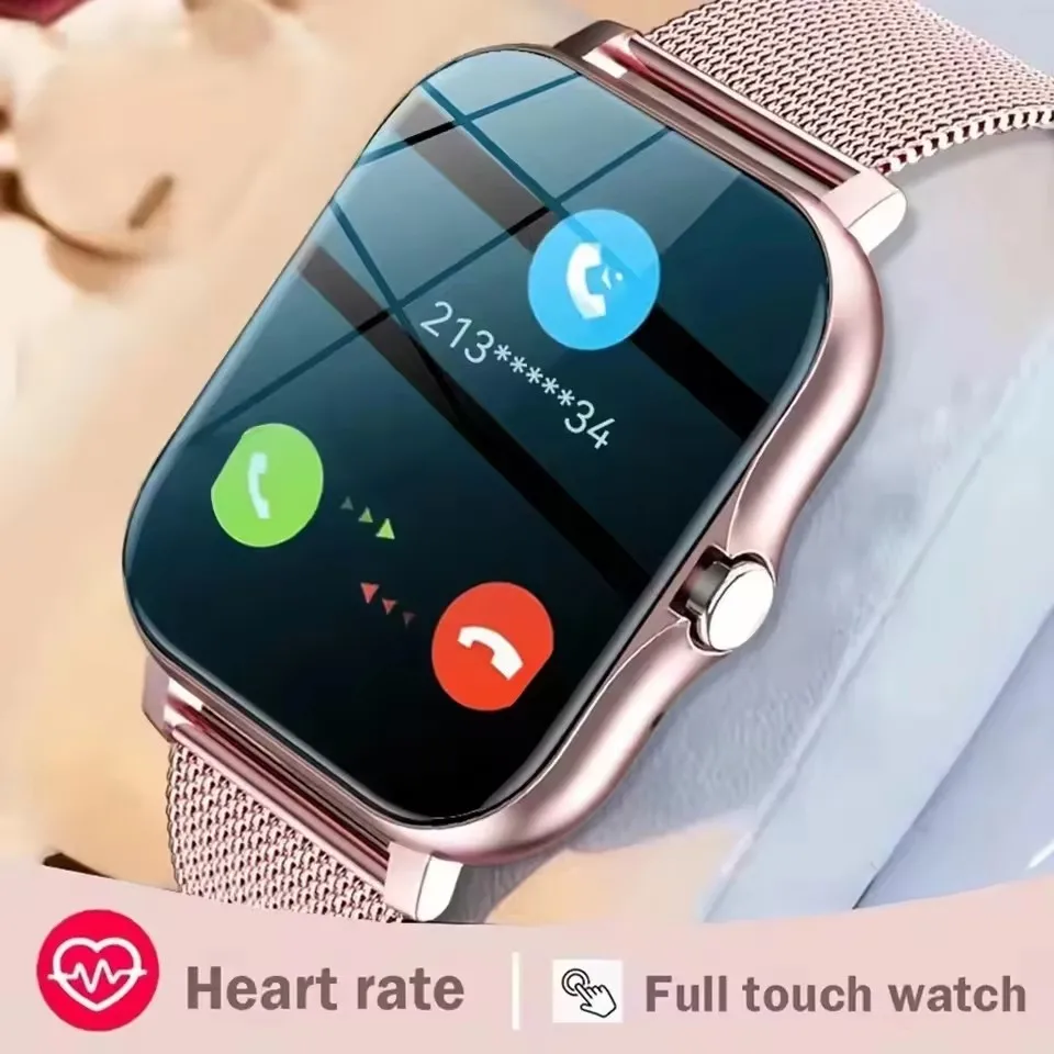 Reloj inteligente para hombres y mujeres, regalo, reloj deportivo para Fitness, llamada Bluetooth, Monitor Digital de ritmo cardíaco, reloj inteligente con seguimiento GPS