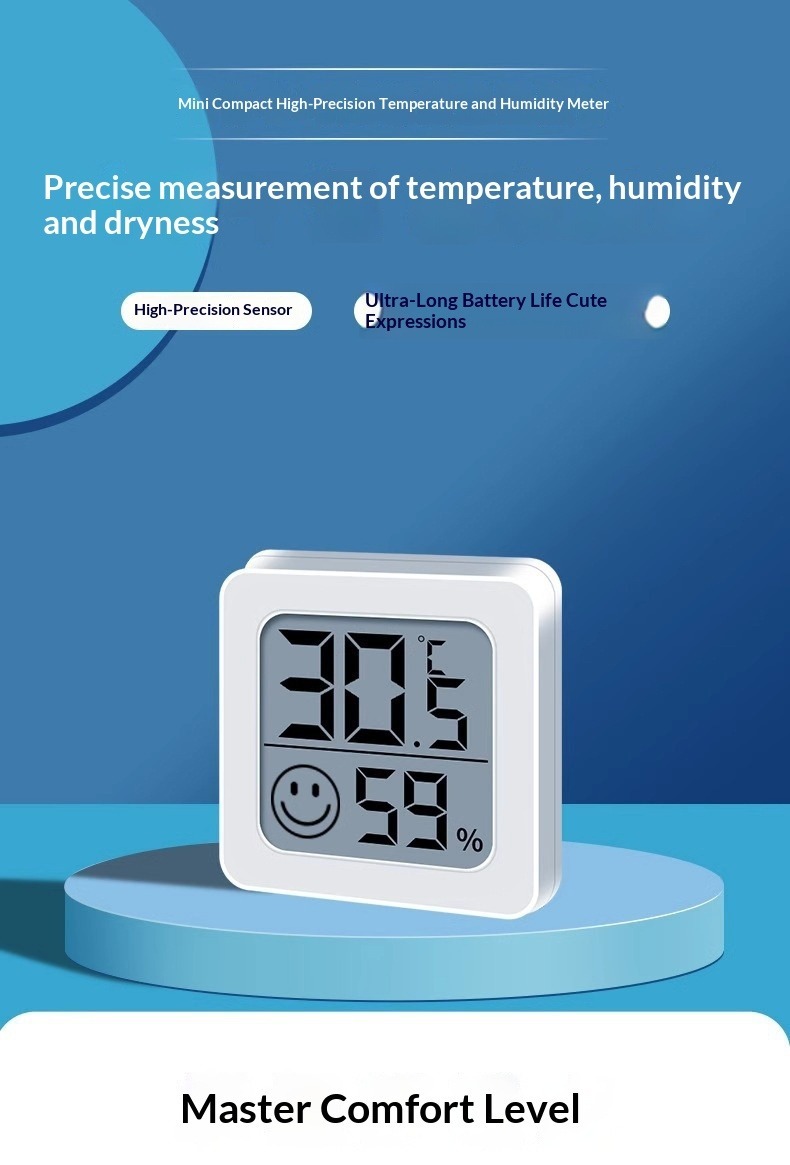 1/3pcsMini LCD Digital Thermometer Hygrometer Indoor Room Temperature Humidity Meter Sensor Gauge Weather Station Set