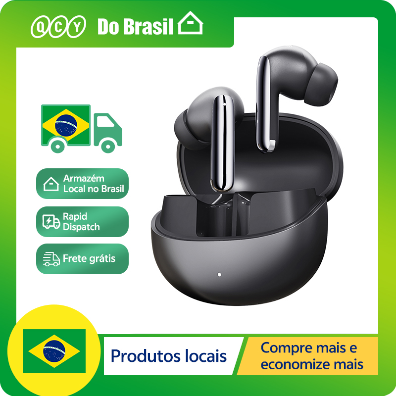 QCY MeloBuds Pro ANC Bluetooth 5.3 Fones de ouvido, ANC híbrido 46dB, Hi-Res, Earbuds LDAC, fones de ouvido 6 Mic, detecção intra-auricular 34H