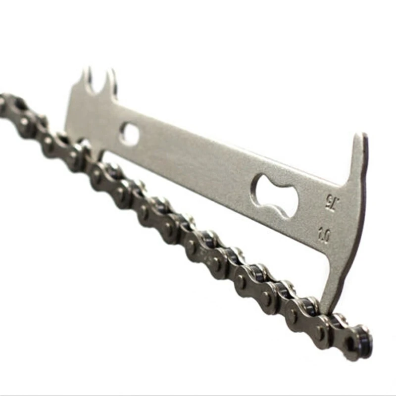 Bicycle Chain Checker Indicator Repair Tool for Mountain Road Bicycle Wear Chains Gauge Measurement Ruler  Bicycle Accessories