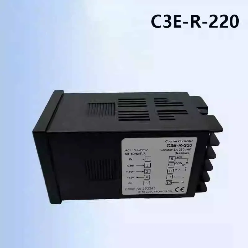 FÜR SESTOS Voreingestellter Zähler 1PCS Neue C3E-R-24 AC/DC12-24V C3E-R-220 AC110V-220V