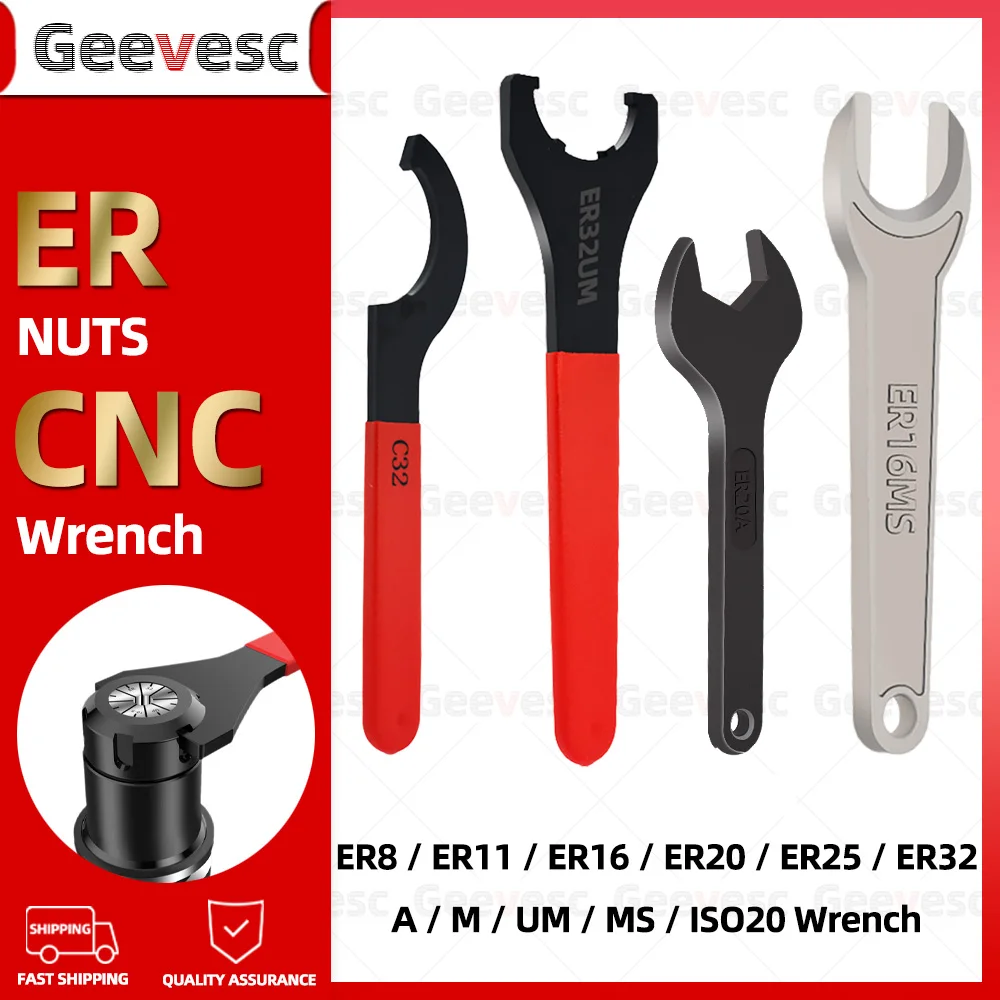 ER8 ER11 ER16 ER20 ER25 ER32 ER40 llave A M UM MS C O tuercas CNC ISO APU llave de taladro centro de mecanizado fresadora de grabado