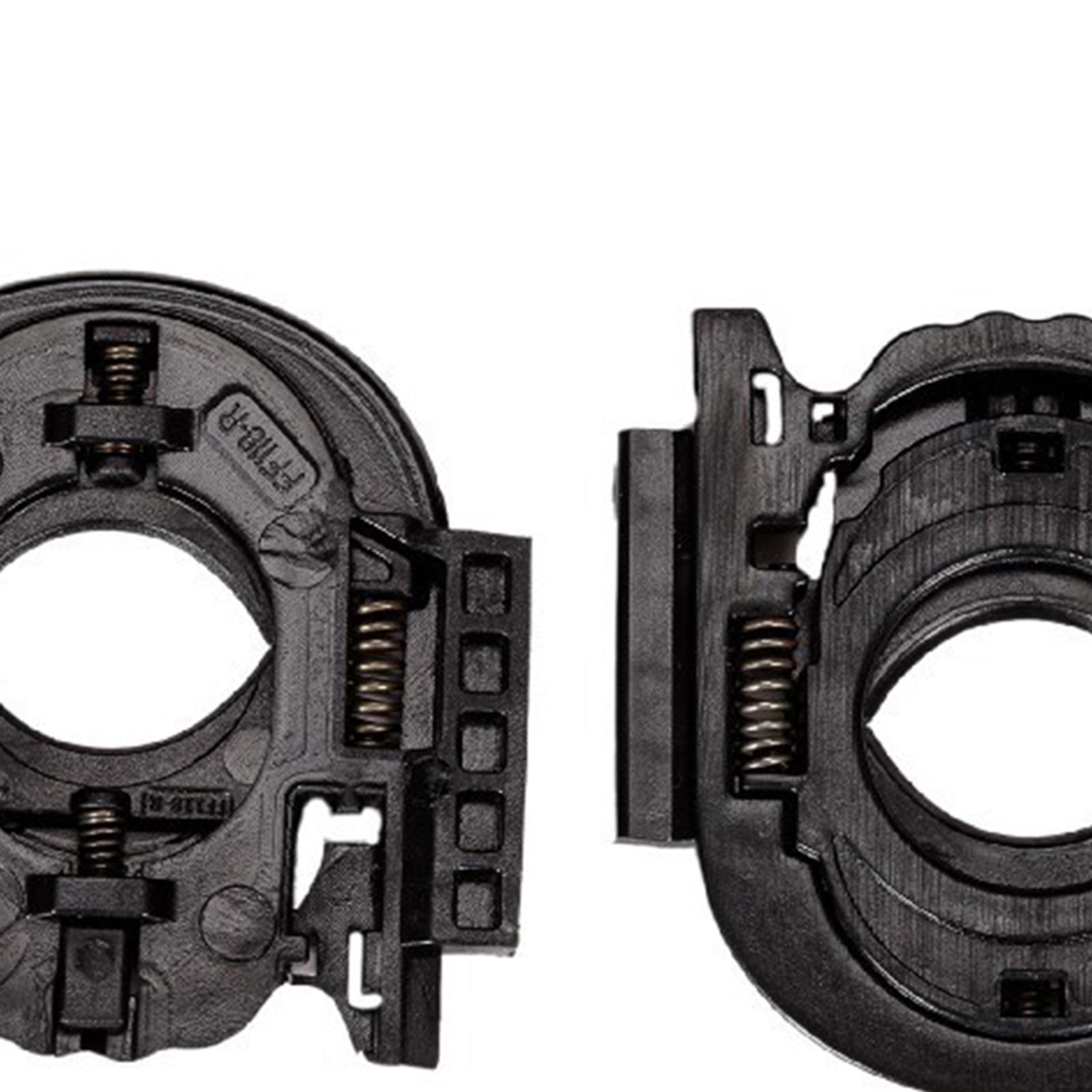 2Pcs Helmet Visor Shield Base Professional Easy to Install Replacement with Screws for MT Thunder 4 Mt-v-28B Visor Len Base