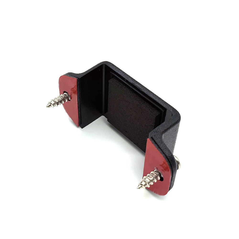 Soporte para walkie talkie, soporte de instalación firme de Radio bidireccional, soporte de mano con orificio para tornillo para coche/camión para barco