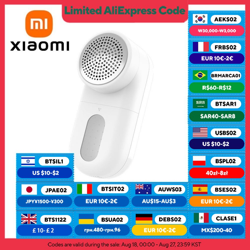 Draagbare Nieuwe Originele XIAOMI MIJIA Lint Remover Oplaadbare Doek Stof Scheerapparaat Pluis Pellet Verwijderen Machine voor Kleding Trui