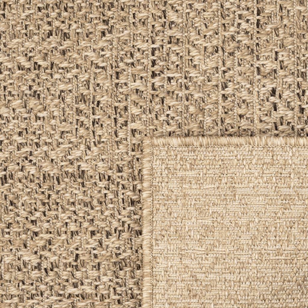 ZIZUR 100x200 cm Jute Look Rug for Indoor & Outdoor Use - Durable and Stylish Décor
