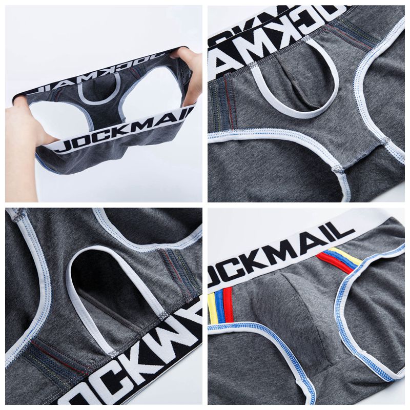 Calzoncillos de pene grande para hombre con bolsa para pene, ropa interior elástica convexa en U, lencería Sexy transpirable, calzoncillos Modales cómodos Gay