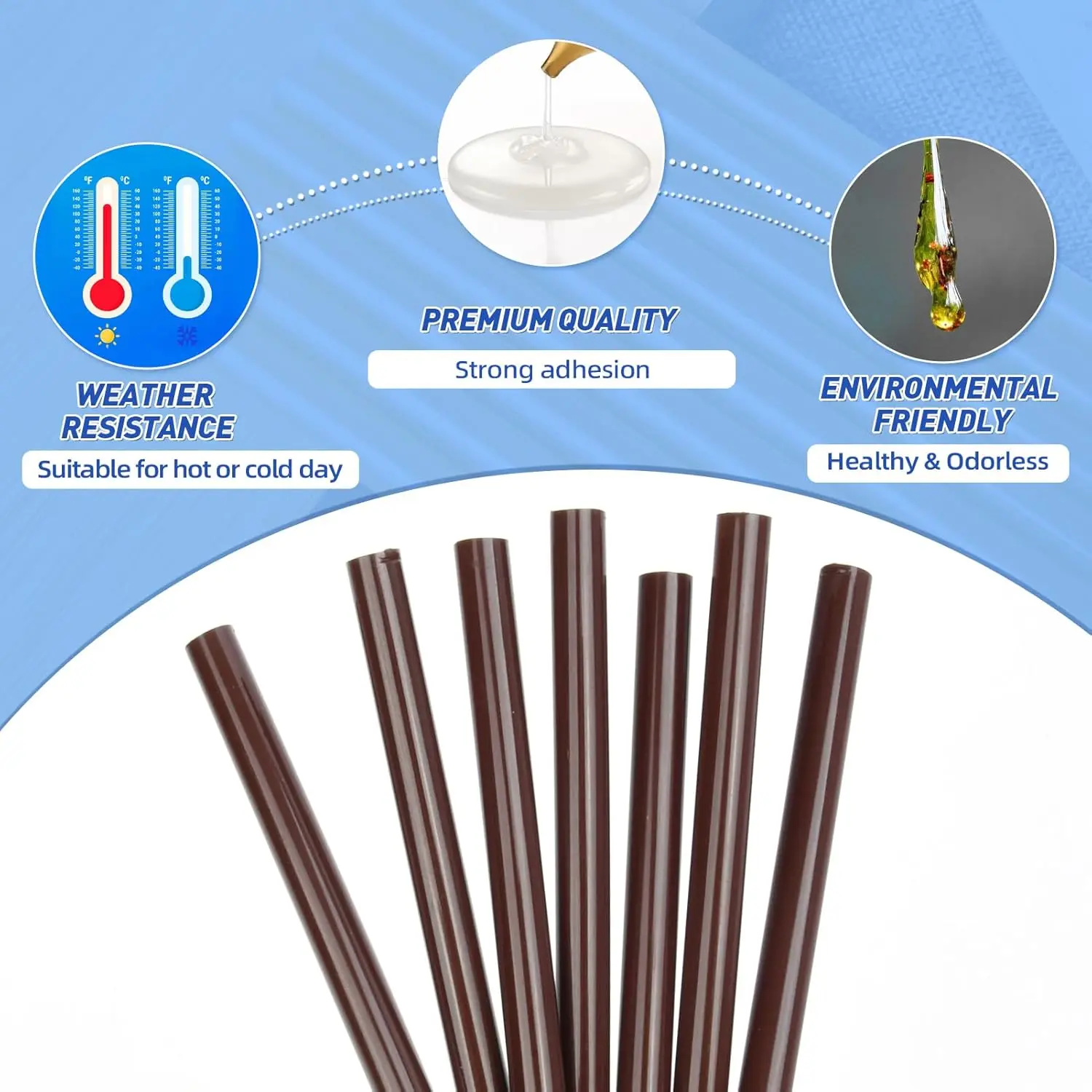 24 varas profissionais das extensões do cabelo dos pces, vara adesiva da cola quente da extensão do cabelo da peruca da arma da ferramenta do estilo do cabelo, ferramenta da peruca
