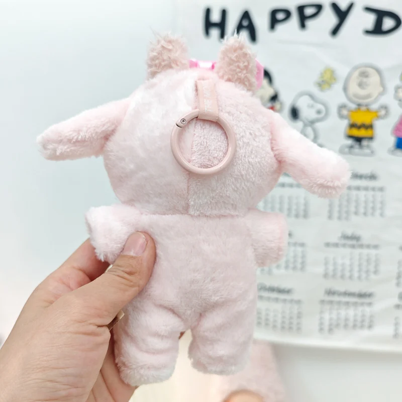 Nette Puppe Zubehör Kleidung Onesie Für 17 cm Labubu V1V2 Mini Puppen Kleidung Kinder Geschenk Taschen Für Puppen Haarigen Kaninchen body Set