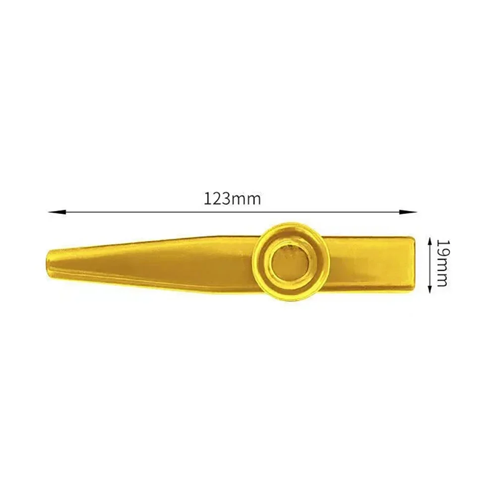 Metal Kazoo Lightweight Portable For Beginner Flute Instrument Music Lovers Woodwind Instrument Simple Design Lightweight Kazoo