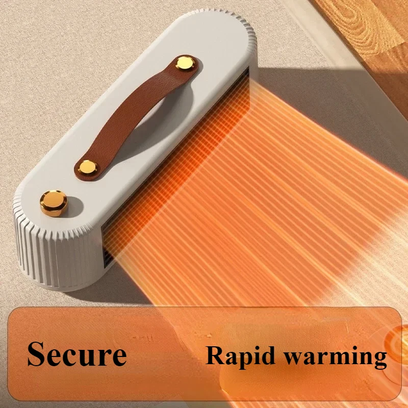 เครื่องทําความร้อนตั้งโต๊ะ PTC เครื่องทําความร้อนเซรามิกพลังงานสูงโฮมออฟฟิศมัลติฟังก์ชั่นเดสก์ท็อปที่บ้านสํานักงานเดสก์ท็อปพัดลมทําความร้อนแบบพกพา