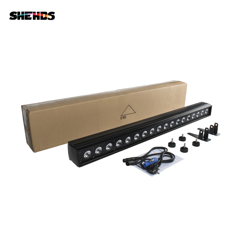 18x18W SHEHDS-LEDウォッシュウォールフラッドライト,景観照明,DJディスコパーティー用ダウンライト,結婚式,クリスマスライト,視聴者