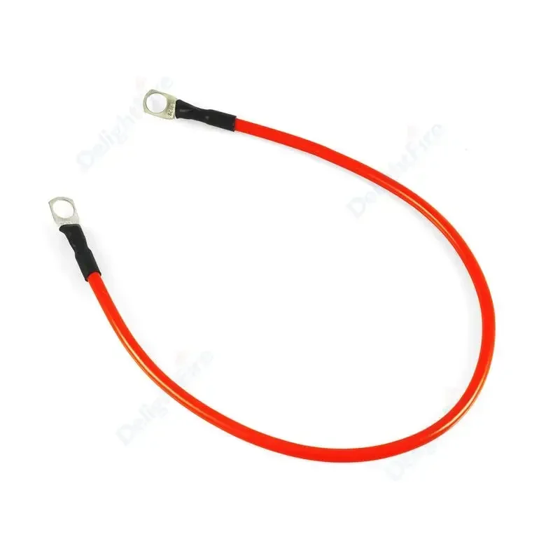 Silicone wire Soft Battery Cable 8 6 4 2 0 AWG Stranded Tin-plated Copper Wire With M6 M8 M10 Lug For Inverter Car Solar