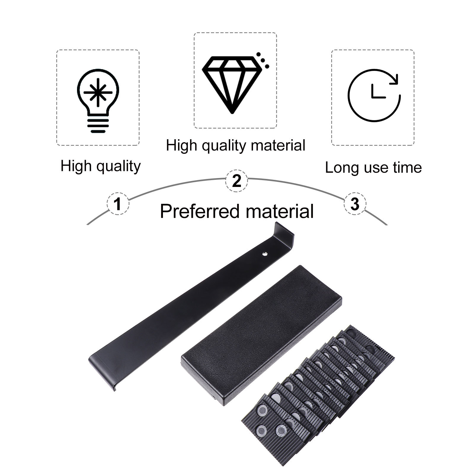 Kit de ferramentas de instalação de piso, 22 peças, espaçadores de piso de madeira laminada essencial, bloco de batida, kit de instalação de barra de tração