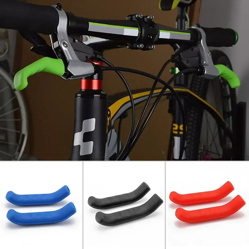 จักรยานเบรคมือจับซิลิโคนป้องกันจักรยานเสือภูเขาเบรค LEVER Protector ฝาครอบจักรยานเสือภูเขาขี่จักรยานอุปกรณ์เสริม