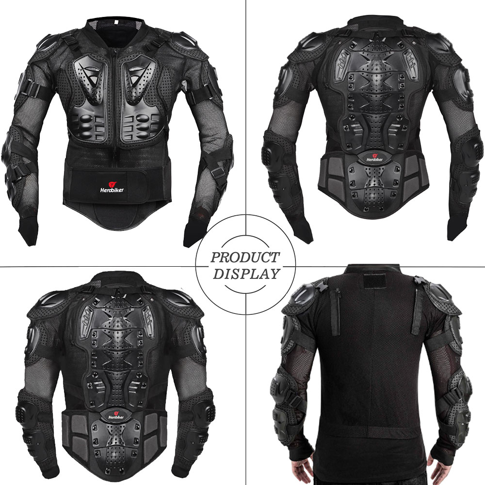 5XL Motorradjacken Herren Ganzkörperpanzer Schutzjacken Motocross Enduro Racing Moto Schutzausrüstung Kleidung