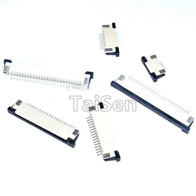 10PCS 1.0MM FPC Slide Connector 4P 6/8/10/12/14/16/20/24/30P Pull-up Pull-down Flip-down connection