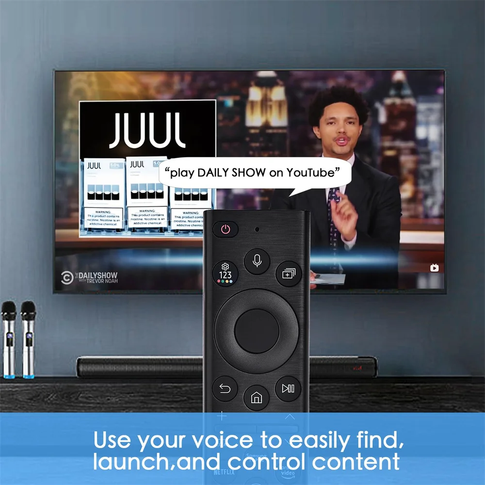 Voice Remote Control BN59-01385A for Samsung Smart TV 2019-2023 Crystal UHD Neo QLED OLED 4K 8K Series TVs(No Solar Function)