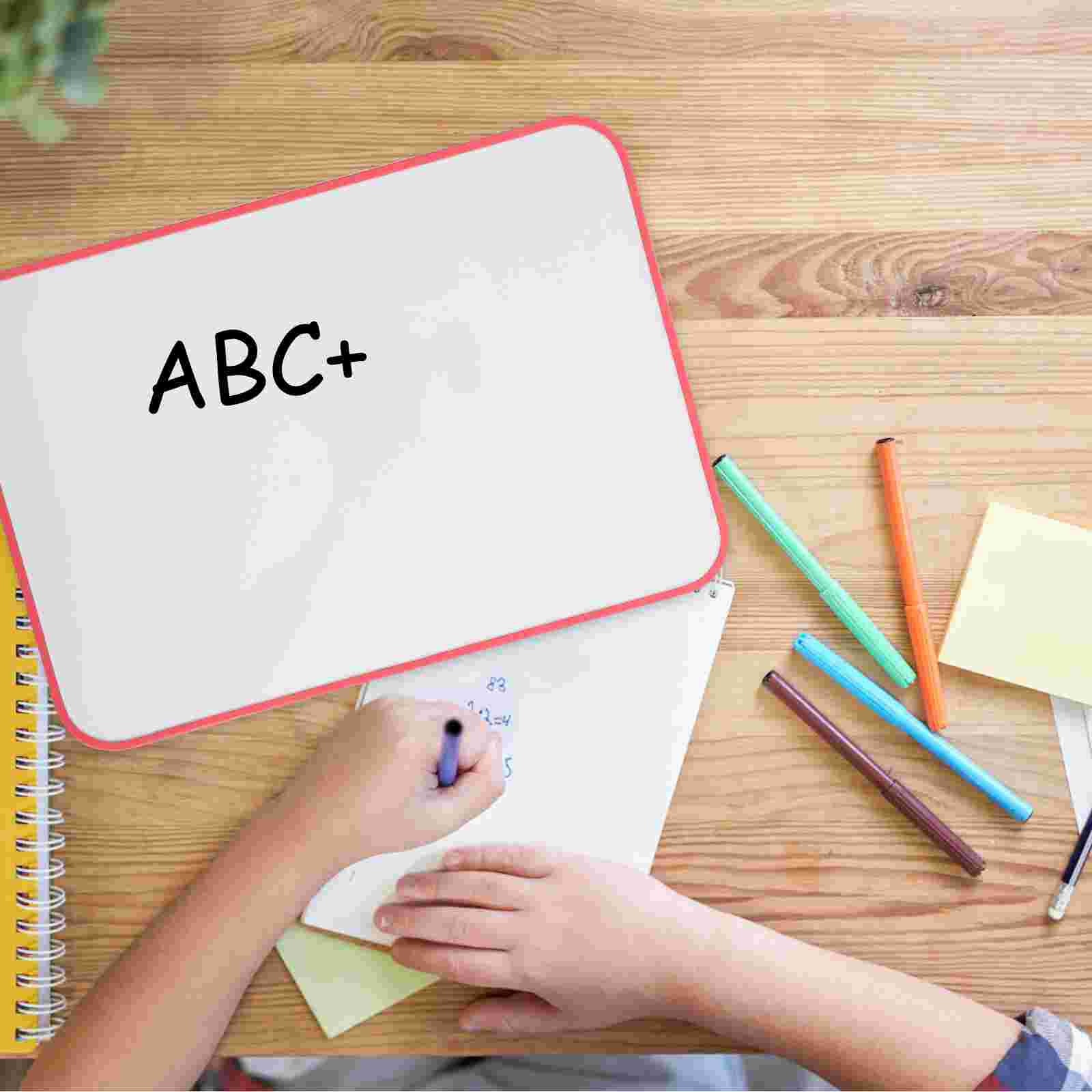 Magnetische Schreibtafel, trocken abwischbar, mit Ständer, weiches, doppelseitiges Whiteboard, tragbar, für Kinder