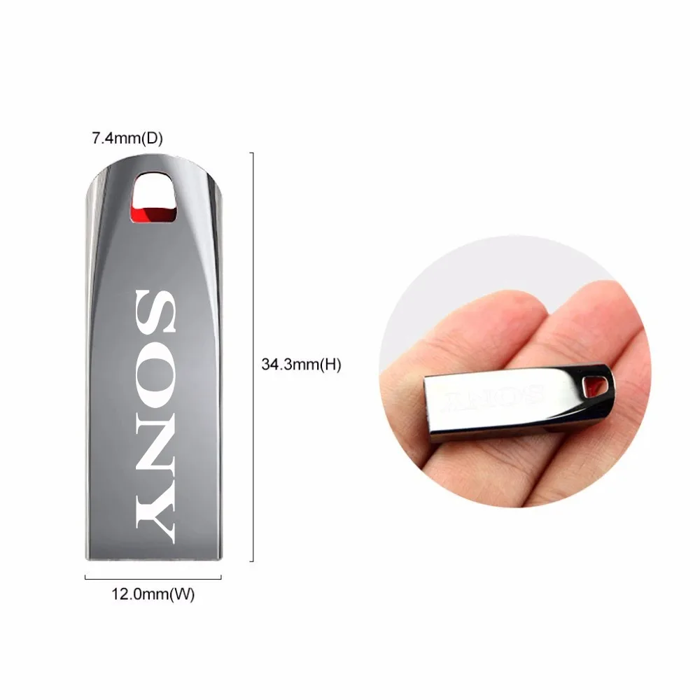 SONY 2TB 1TB USB 3.0 Flash Drive 2TB Large Capacity High-Speed Transfer Storage Waterproof Memory U Disk Portable Metal Pendrive
