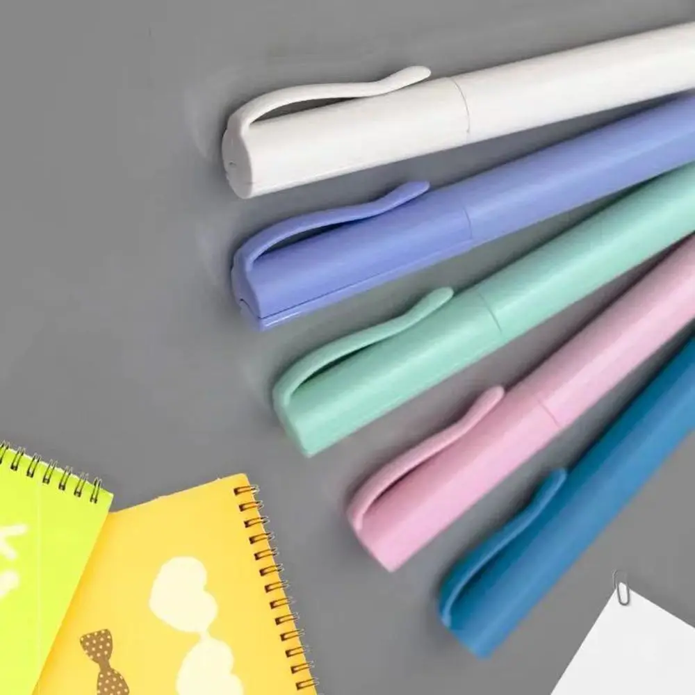 Portable Multifunction DIY School Office Supplies Paper-Cutting Art Tool Folding Scissors Pen Shape Scissors