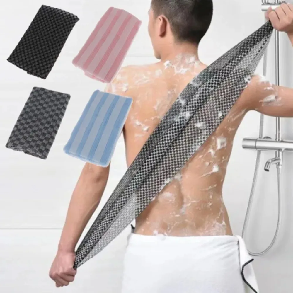 Japanische Reiben Waschlappen Bad Nylon Handtuch Bürste für Zurück Handtücher Peeling Peeling Dusche Schwamm Körper Bad Zubehör