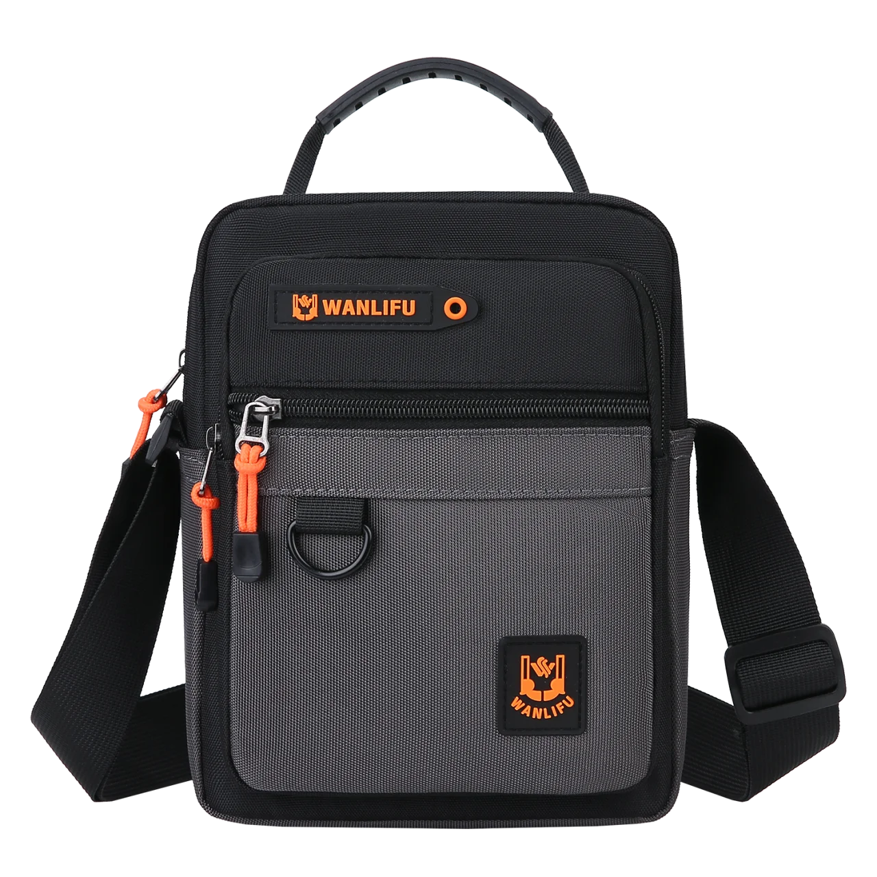 Nova moda masculina bolsa de ombro à prova dwaterproof água oxford casual crossbody saco para homens leve saco do mensageiro preto náilon masculino bolsa