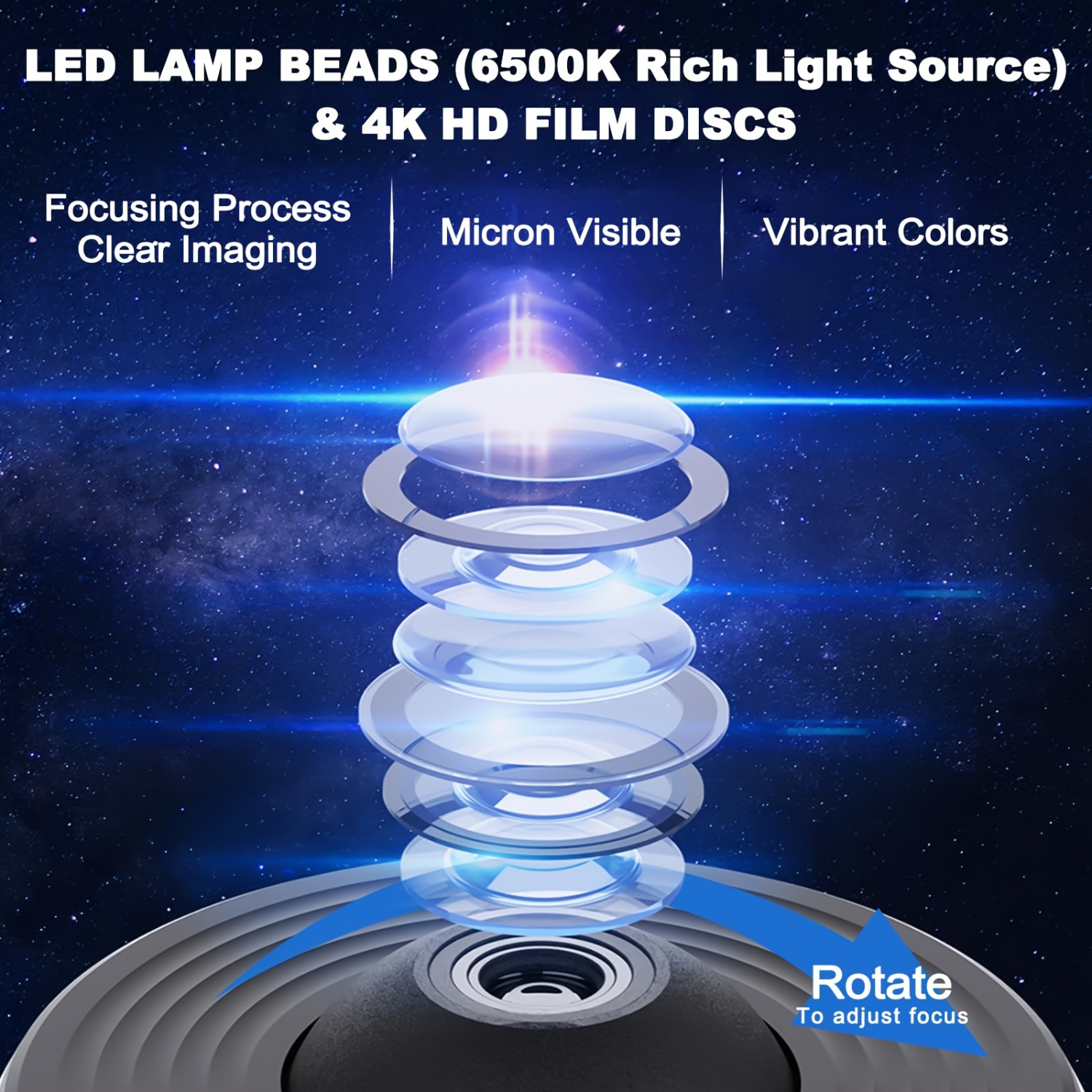 1pc Star Projector  Light, 12 In 1 Planetarium  Projector, ° Rotating Aurora Projector With Solar System Constellation  Ceiling