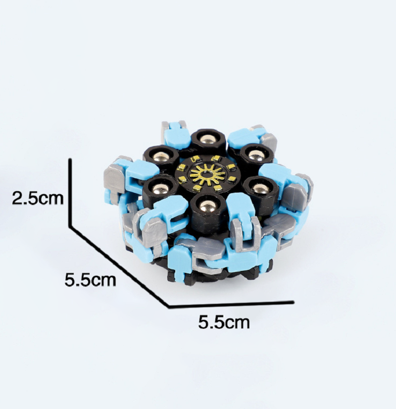 Transformable Fidget Spinner Stress Relief zabawka sensoryczna palec Gyro kreatywna zabawka dekompresyjna dla dzieci i dorosłych prezent